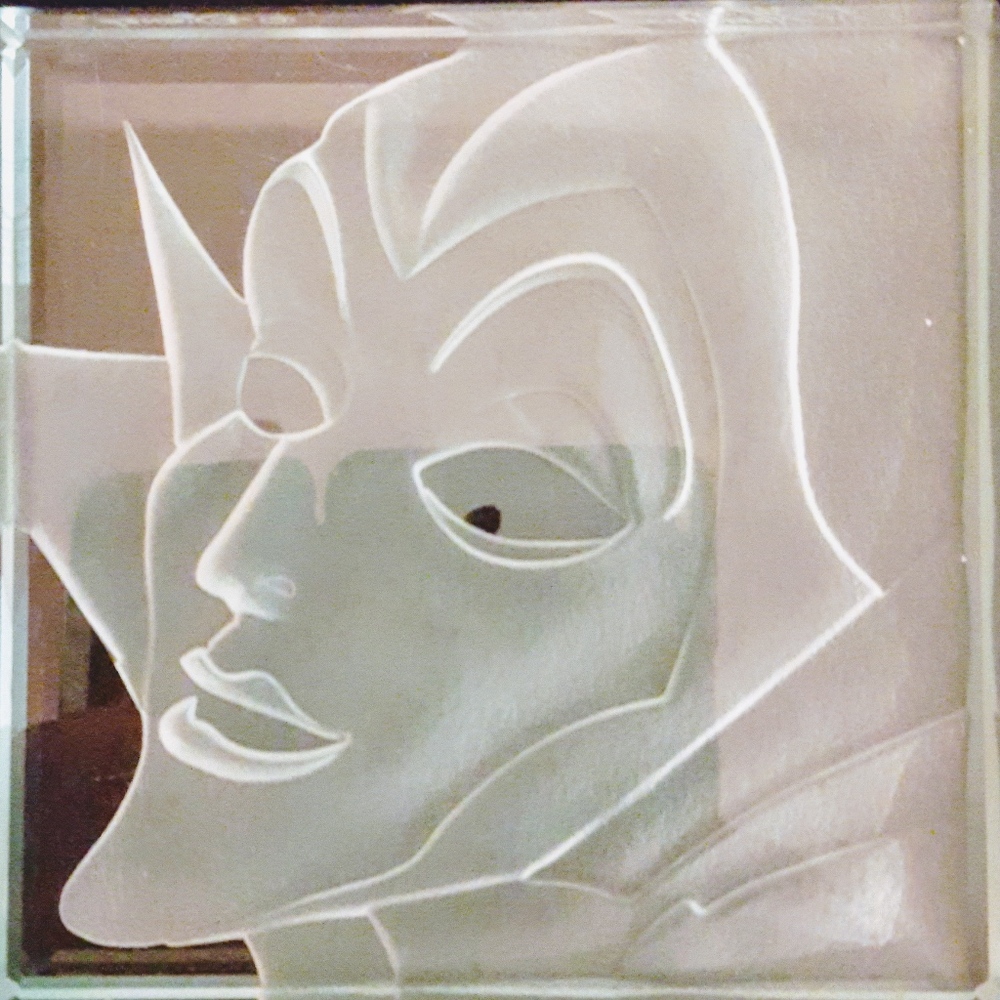 Disney's/Guenther Maleficent AP Signed Crystal Art